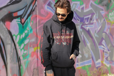 Notes From The Underground 10-Year Anniv. Pullover Hoodie (Black)