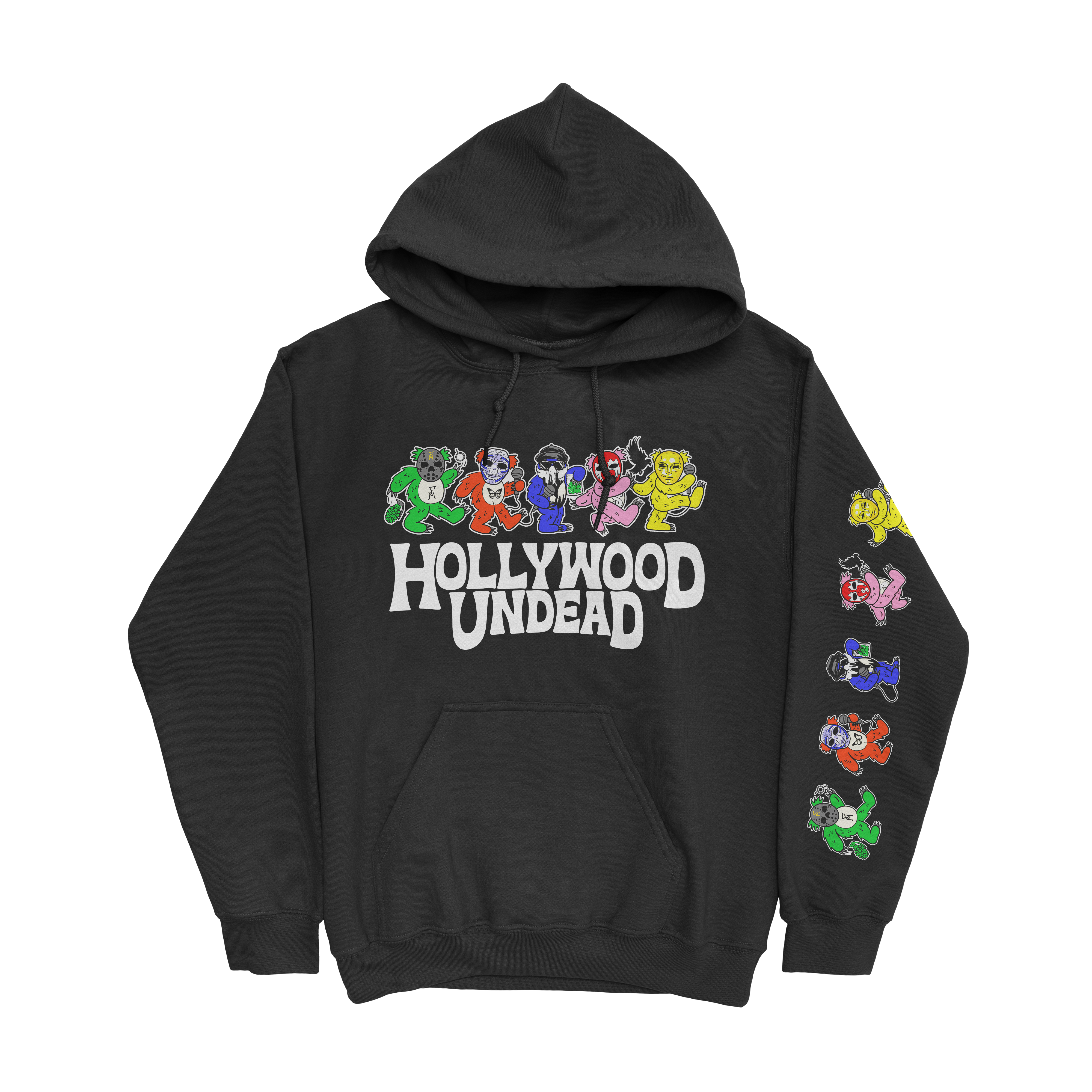 Un-dead Head Hoodie (Black) – Hollywood Undead