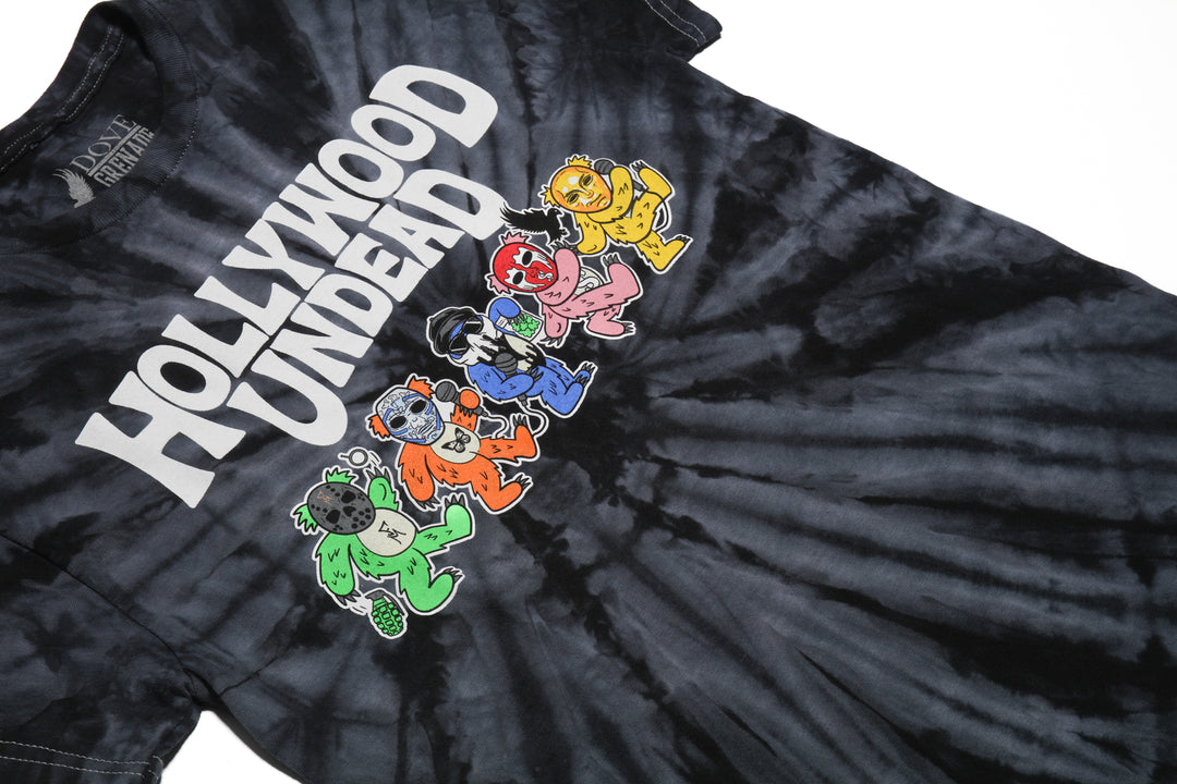 Un-dead Head Tee (Cyclone Black Dye) – Hollywood Undead
