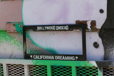 California Dreaming License Plate Frame (Black)
