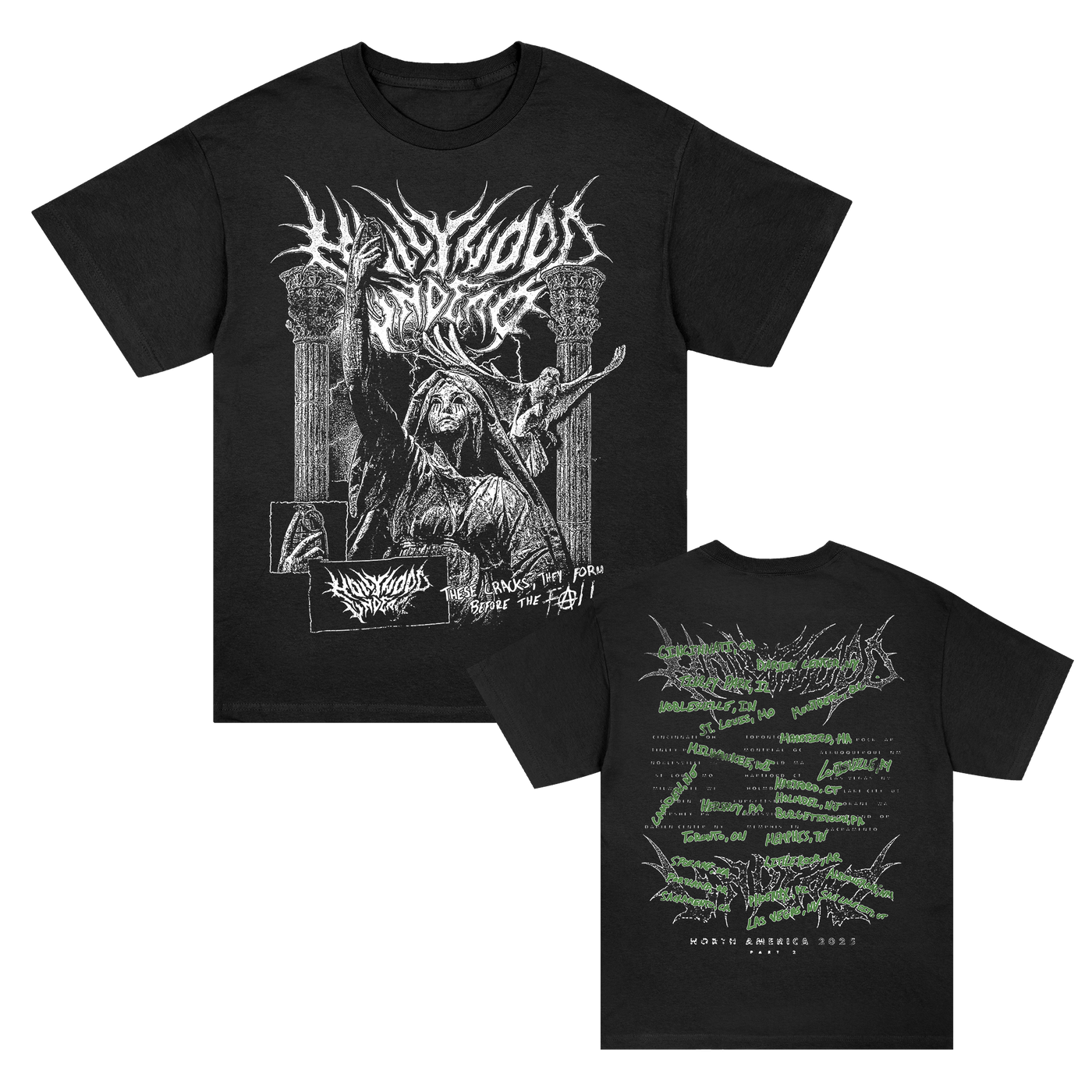 Metal Logo Summer 2025 Tour T-Shirt (Black)