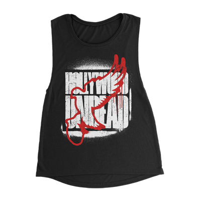 Spray Logo Women’s Muscle Tank (Black)