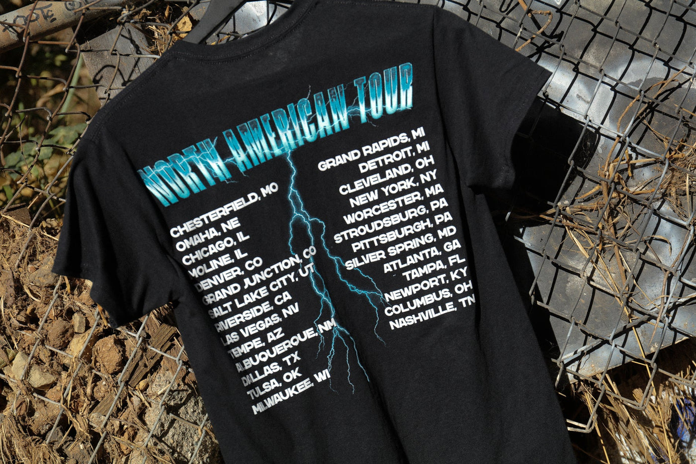 Lightning Storm Dove & Grenade 2023 Tour Tee