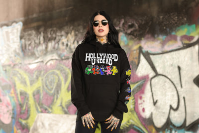 Un-dead Head Hoodie (Black)