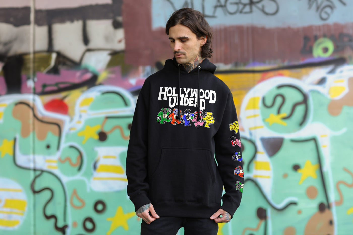 Un-dead Head Hoodie (Black)