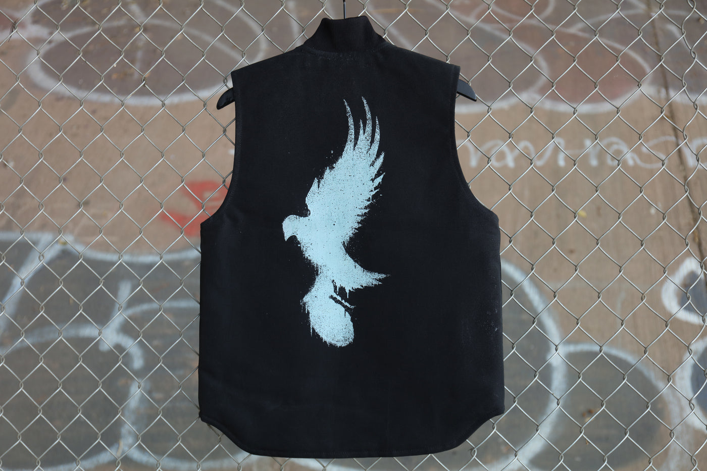 Dove & Grenade Logo Carhartt Vest (Black)