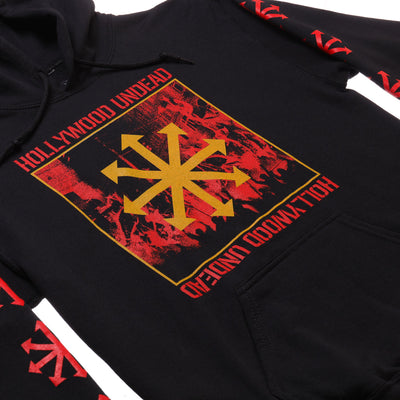 Chaos Awaits Pull Over Hoodie (Black)