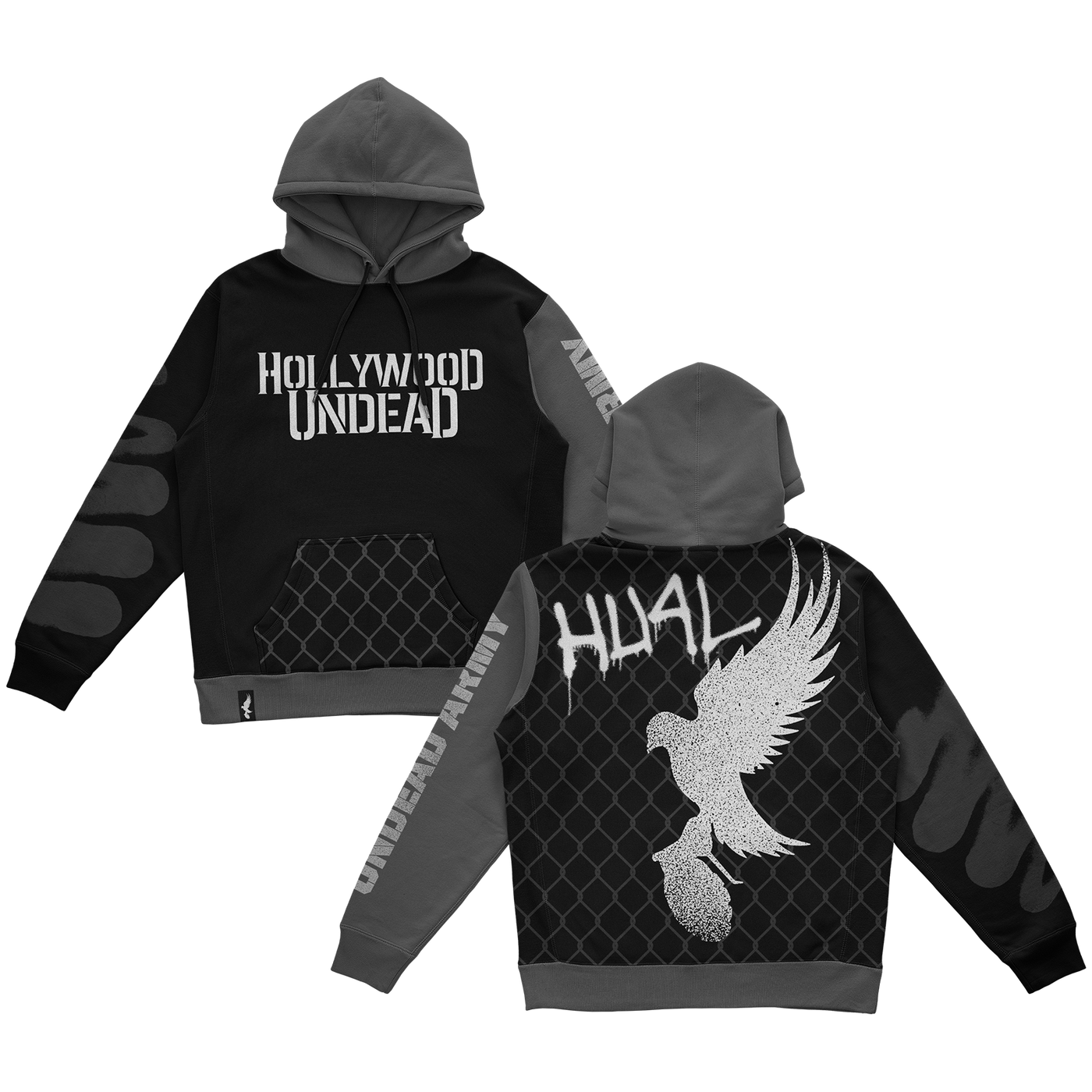 HU4L Pullover Hoodie (Black)