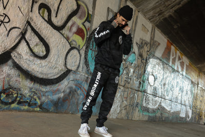 Hotel Kalifornia Circle Logo Pullover Hoodie (Black Camo)