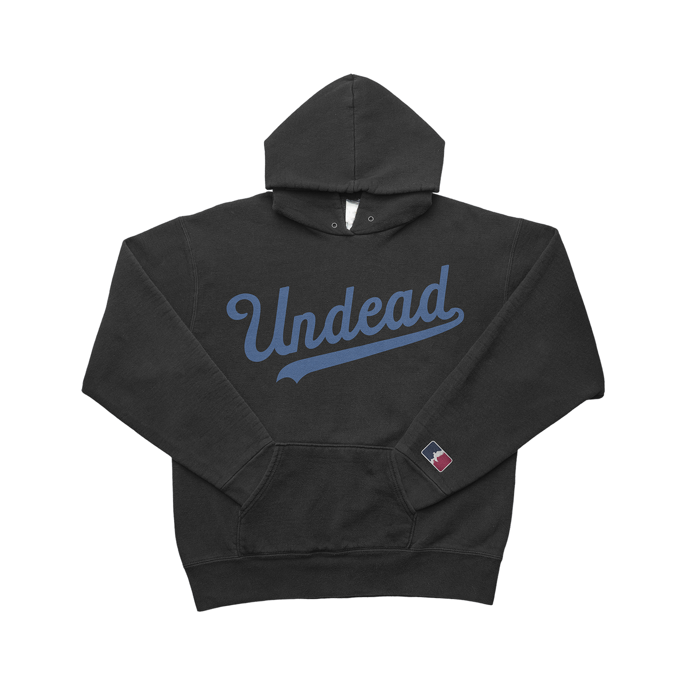 Undead Baseball Pullover Hoodie (Black)
