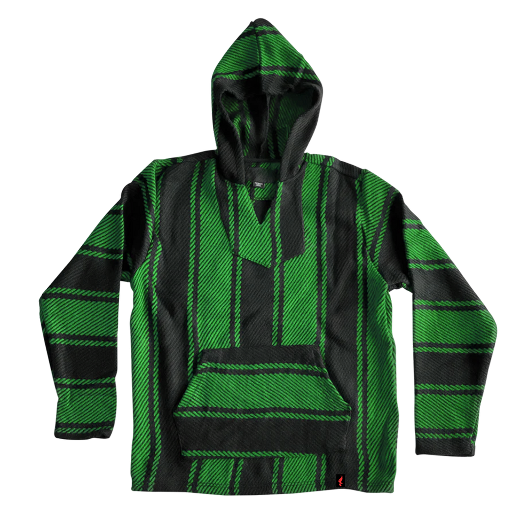 Green baja hoodie sale